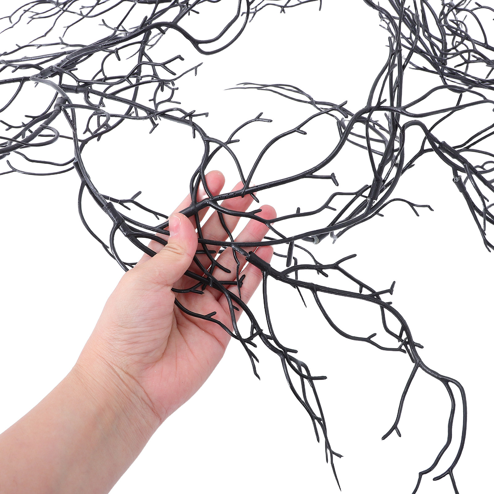 Black Decorative Vine Realisti - Branch Curly Willow incelemesi ve fiyatı
